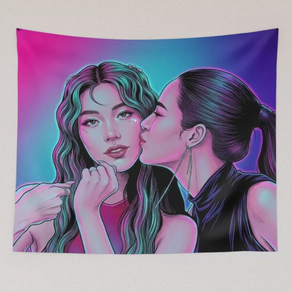 Artikelvorschau, Freches thailändisches GL-Serie LGBTQ+ Liebes-Sapphic-Dekor-Poster entworfen und verkauft von Mind Space.
