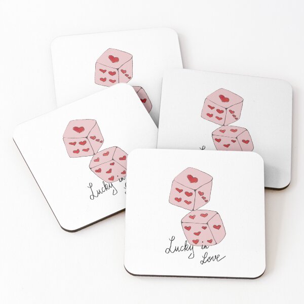 Item preview, Dice Illustration – “Lucky in Love“ designed and sold by LLilyArt.
