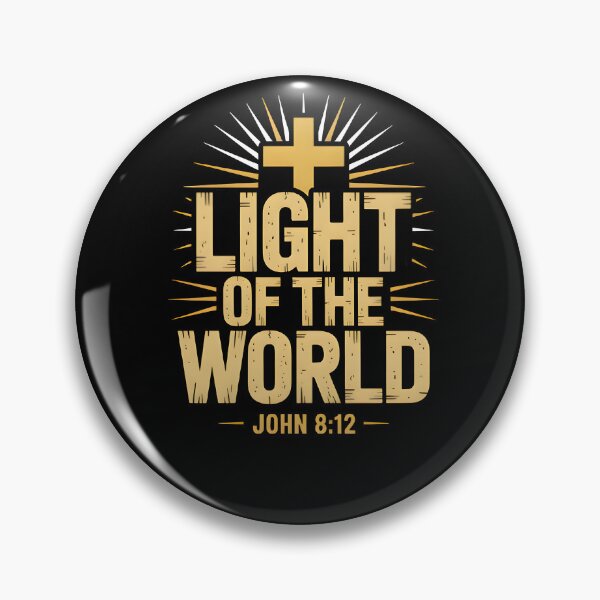 Item preview, Light of the World - John 8:12 Faith Based Graphic Tee designed and sold by ForgedByFaith.