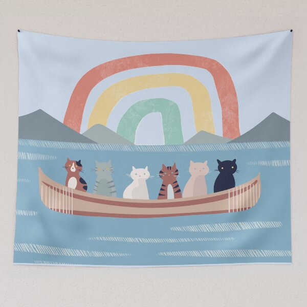 Item preview, Canoe Cats designed and sold by IvysCreativityHouse.