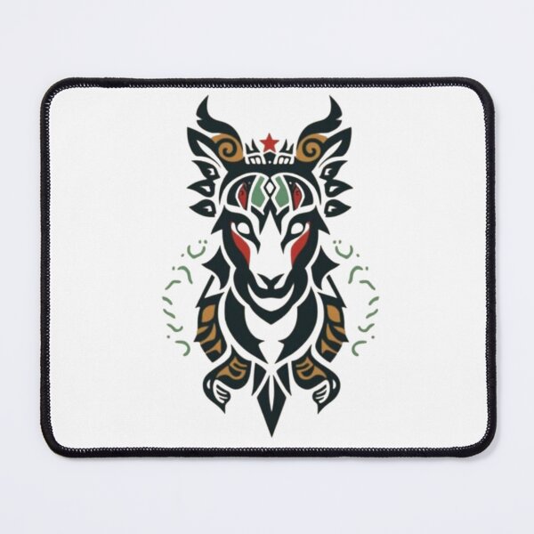 Item preview, African Tribal Goat Symbol – Darfur Heritage Design, Ethnic Animal Art, Afro Cultural Emblem designed and sold by Rooted Culture.