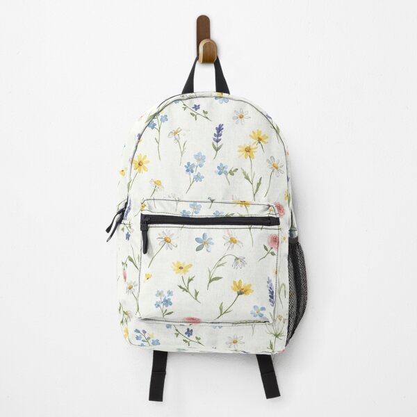 Item preview, Spring Wildflower Meadow Watercolor Scattered Floral Pattern designed and sold by Inkworksbyshery.