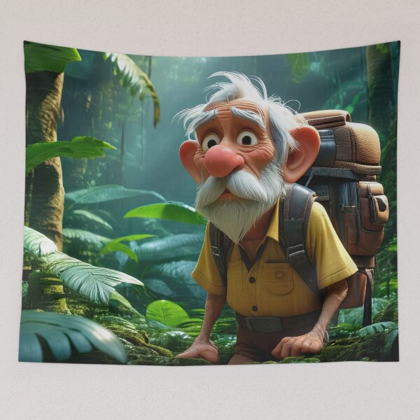 Item preview, Old Man in the Jungle designed and sold by Colin Bentham.