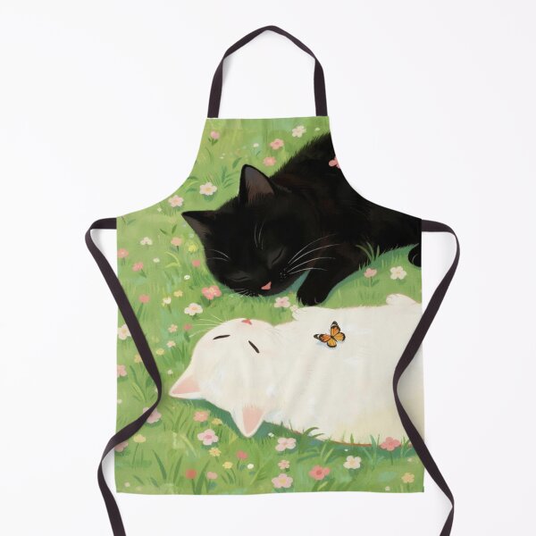 Item preview, Black cat and white cat designed and sold by xianxiu-ling.