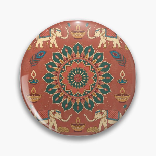 Item preview, Diwali Mandala Festive Indian Art designed and sold by Anantha's Studio.