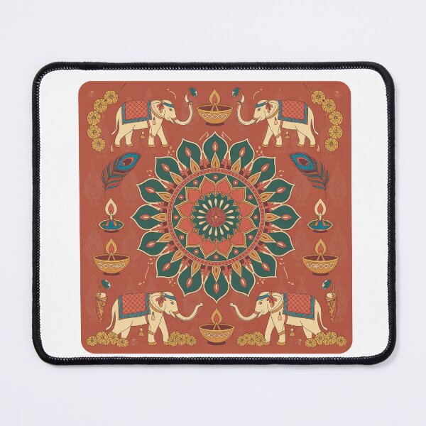 Item preview, Diwali Mandala Festive Indian Art designed and sold by Anantha's Studio.