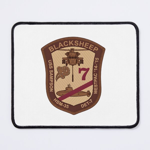 Item preview, USS Sampson & HSM-35 Det-7 Westpac 2014–2015 Unit Patch designed and sold by CharlieDesings.