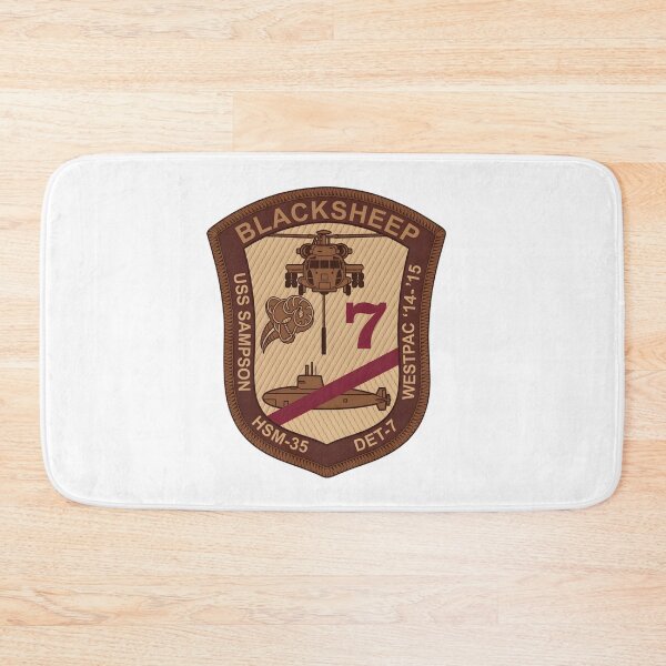 Item preview, USS Sampson & HSM-35 Det-7 Westpac 2014–2015 Unit Patch designed and sold by CharlieDesings.