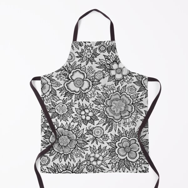 Item preview, HESTIA: Primordial Ink — Minimalist Maximalist Line Art Floral designed and sold by Bloom Theory.