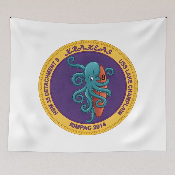 Item preview, USS Lake Champlain – RIMPAC 2014 Engagement Patch designed and sold by CharlieDesings.