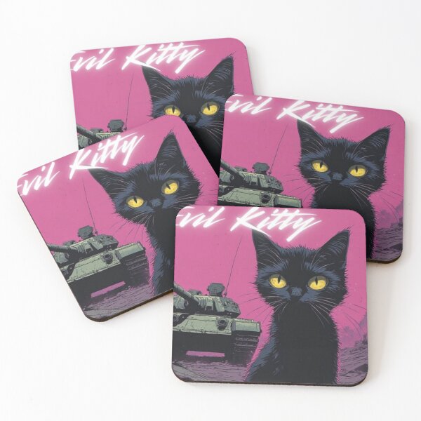 Item preview, Evil Kitty Cat designed and sold by fadeinkstudio.
