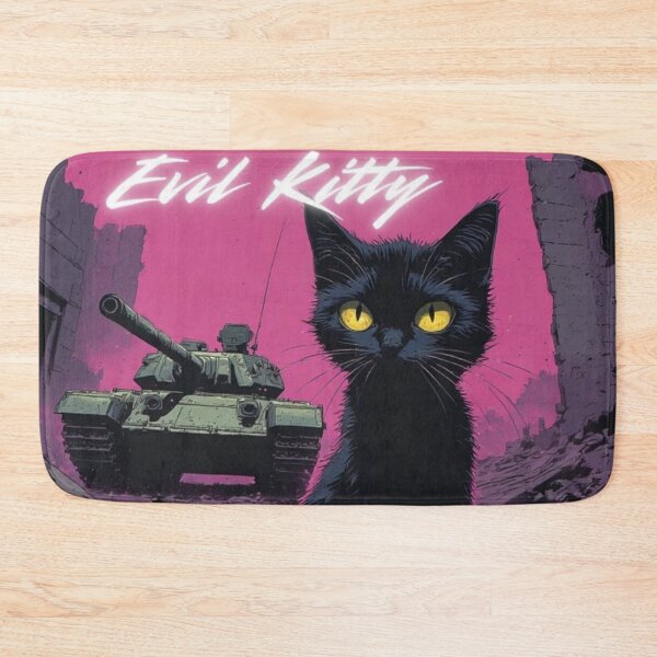 Item preview, Evil Kitty Cat designed and sold by fadeinkstudio.