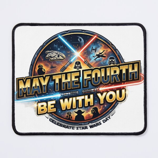 Item preview, May the Fourth Be With You - Star Wars Day Space Badge designed and sold by lahmar-abbou.