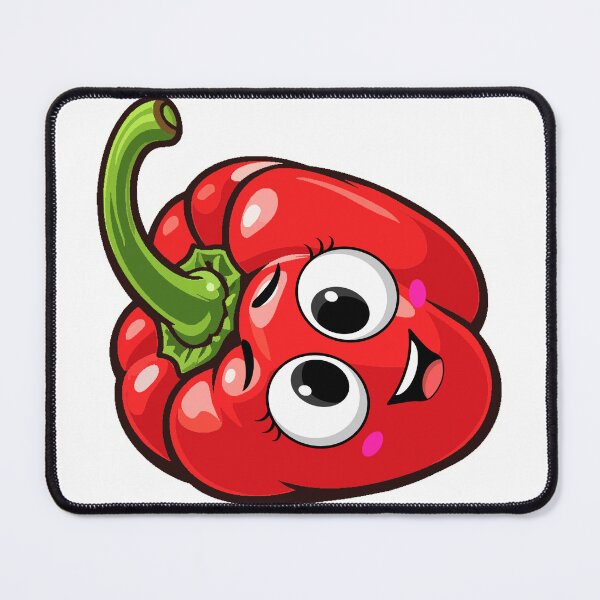 Item preview, Cute Red Bell Pepper Kawaii Design | Funny Capsicum Cartoon | Aesthetic Food Sticker designed and sold by Pandey14.