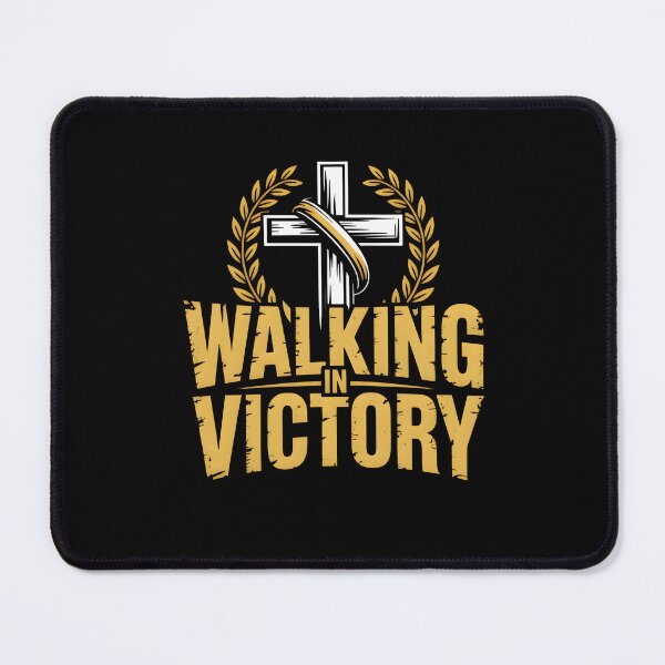 Item preview, Walking In Victory - Faith Based Graphic Tee designed and sold by ForgedByFaith.