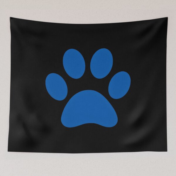 Item preview, Bold Blue Paw Print Graphic designed and sold by OlyvieArt.
