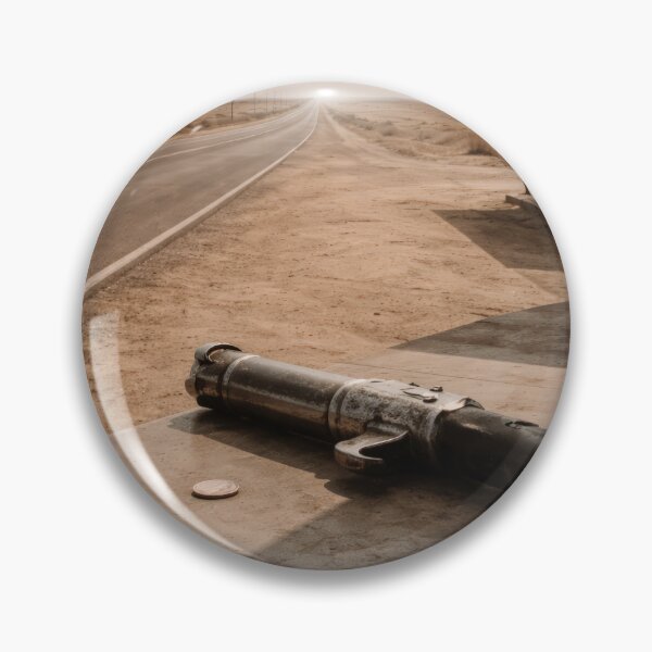 Item preview, Desert Highway Gas Station Weapon Coin Neo Noir Poster designed and sold by Cine8.