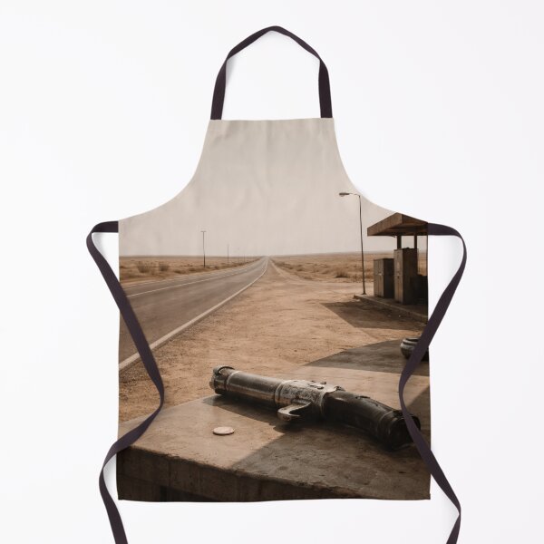 Item preview, Desert Highway Gas Station Weapon Coin Neo Noir Poster designed and sold by Cine8.