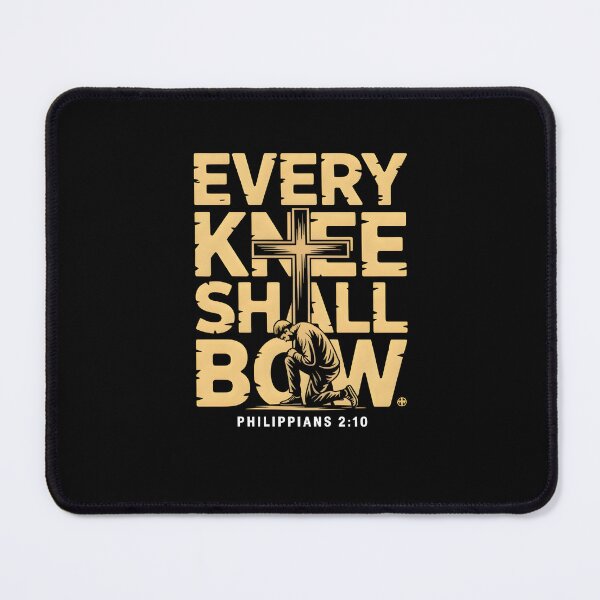 Item preview, Every Knee Shall Bow - Philippians 2:10 Faith Based Graphic Tee designed and sold by ForgedByFaith.