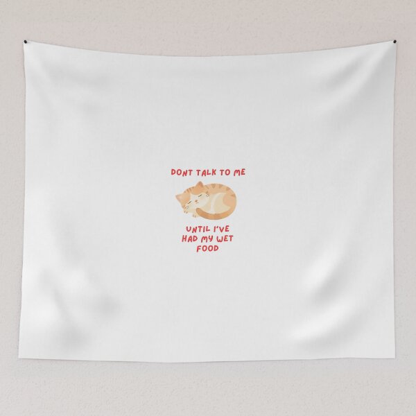 Item preview, Don't Talk To Me Funny Cat Design designed and sold by Grim Static.