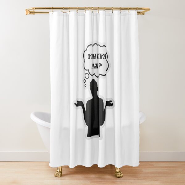 Item preview, Confused Silhouette - "Yah Kya Hai?" (What is this?) designed and sold by mackyartsstudio.