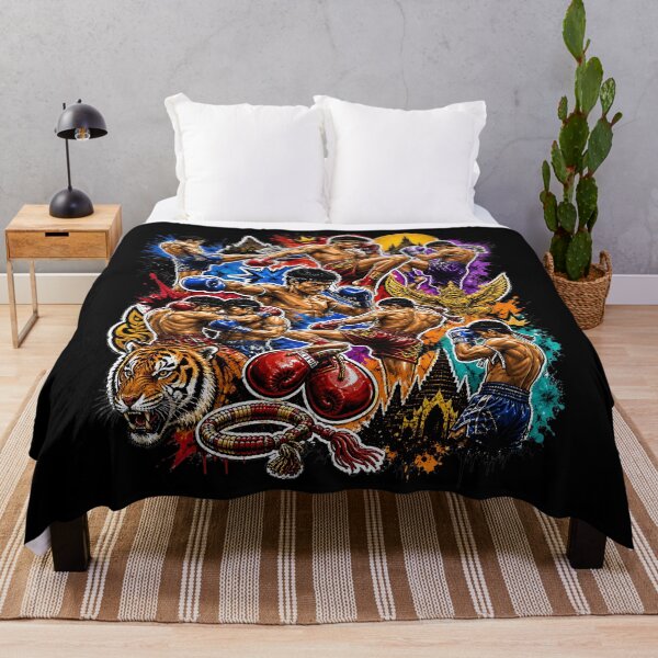 Item preview, Muay Thai Fighting collage  designed and sold by CoolCrazyQuirky.