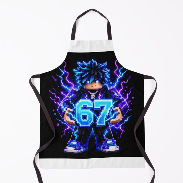 Item preview, 67 Glitch Core Blue Gamer Art designed and sold by bykunal.