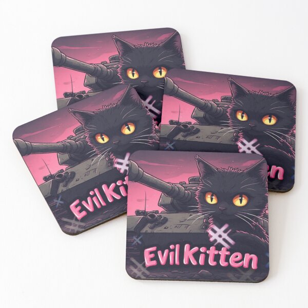Item preview, Evil Kitten Tank designed and sold by fadeinkstudio.