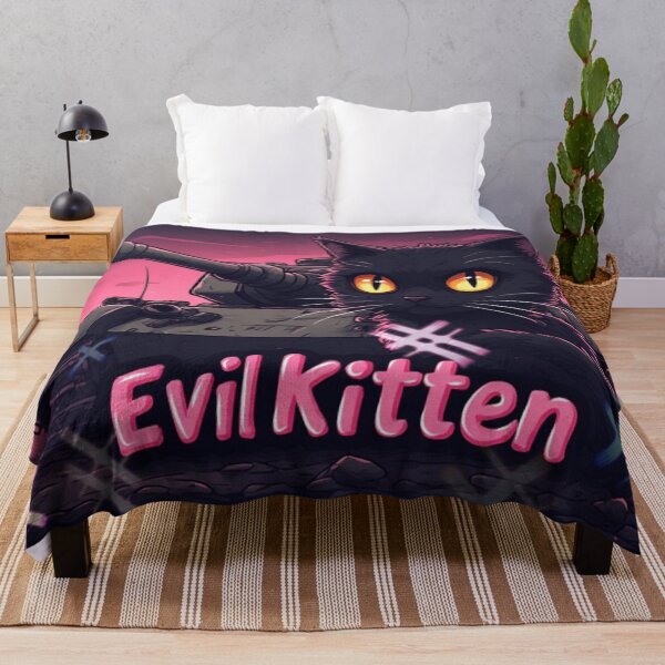 Item preview, Evil Kitten Tank designed and sold by fadeinkstudio.