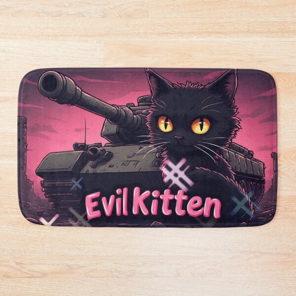 Item preview, Evil Kitten Tank designed and sold by fadeinkstudio.