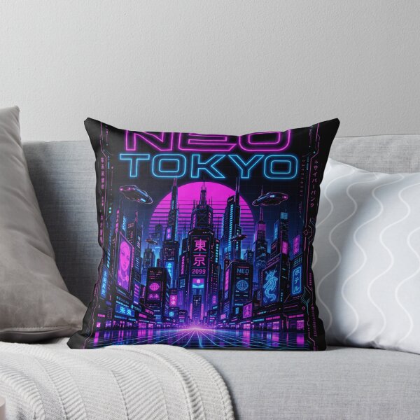 Item preview, Neo Tokyo Cyberpunk Streetwear T-Shirt | Futuristic Neon City Aesthetic | Sci-Fi Graphic Tee designed and sold by Atharva-threads.