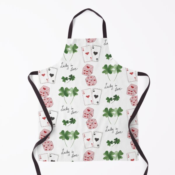 Item preview, Lucky in Love Collage – Clover, Dice & Game Cards Romantic Luck Design designed and sold by LLilyArt.