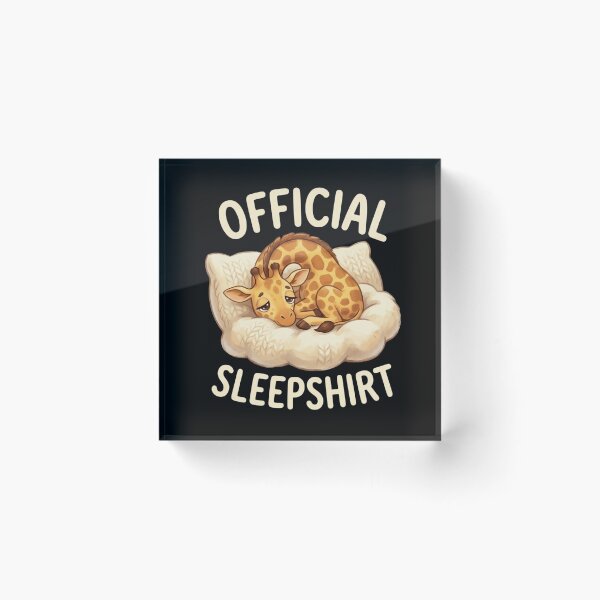 Item preview, Giraffe Official Sleepshirt Sleep Outfit designed and sold by Thread&Fable.