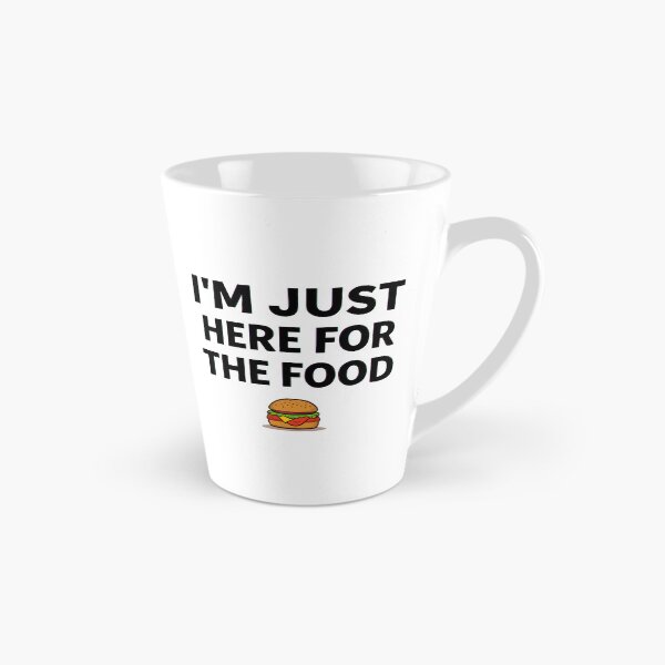 Item preview, I’m Just Here For The Food Funny Food Lover Quote Design designed and sold by Kavya Art.