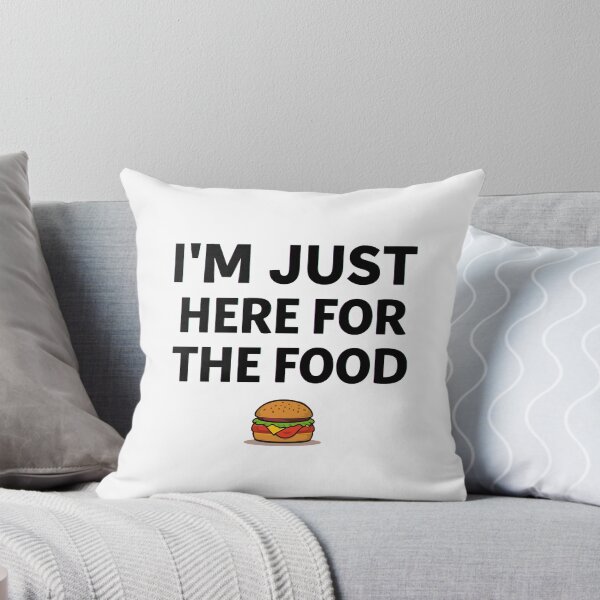 Item preview, I’m Just Here For The Food Funny Food Lover Quote Design designed and sold by Kavya Art.