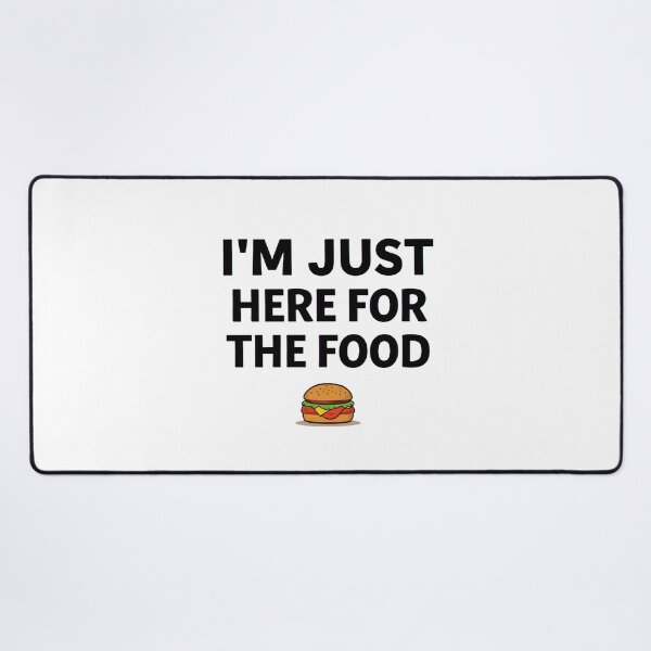 Item preview, I’m Just Here For The Food Funny Food Lover Quote Design designed and sold by Kavya Art.