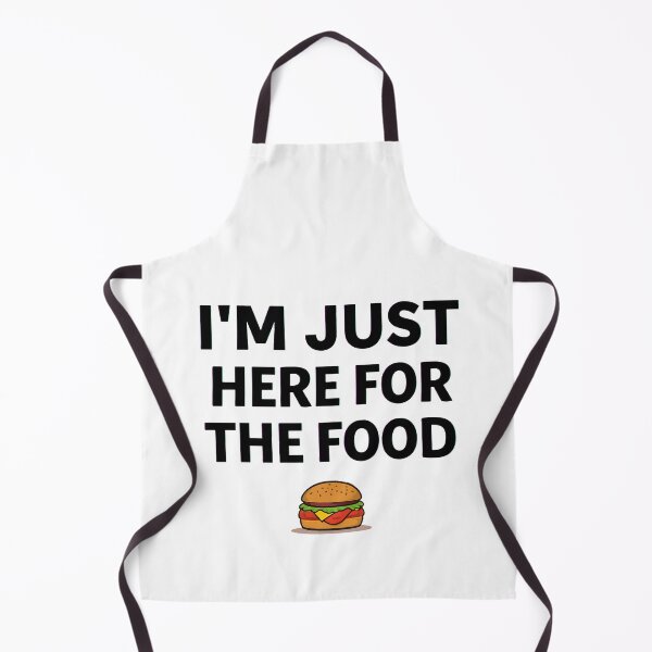 Item preview, I’m Just Here For The Food Funny Food Lover Quote Design designed and sold by Kavya Art.