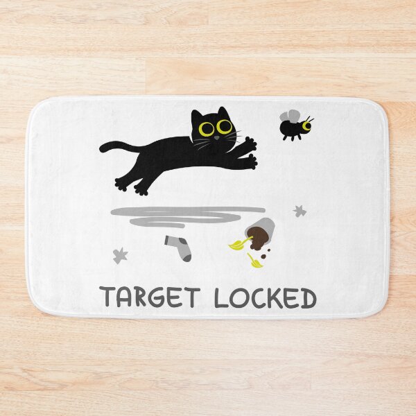 Item preview, Target Locked - Funny Black Cat Chasing a Fly designed and sold by fishdesigns.