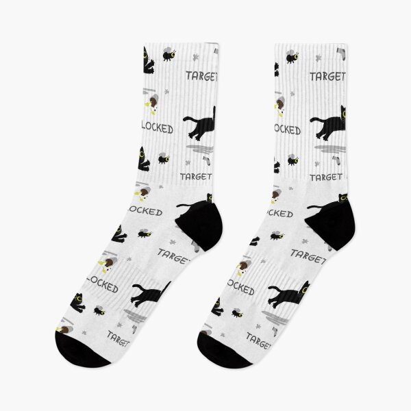 Item preview, Target Locked - Funny Black Cat Chasing a Fly designed and sold by fishdesigns.