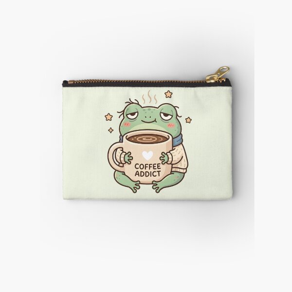 Item preview, Running on Coffee Addict Frog designed and sold by dreephic22.