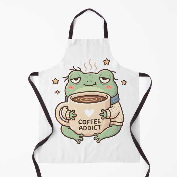 Item preview, Running on Coffee Addict Frog designed and sold by dreephic22.