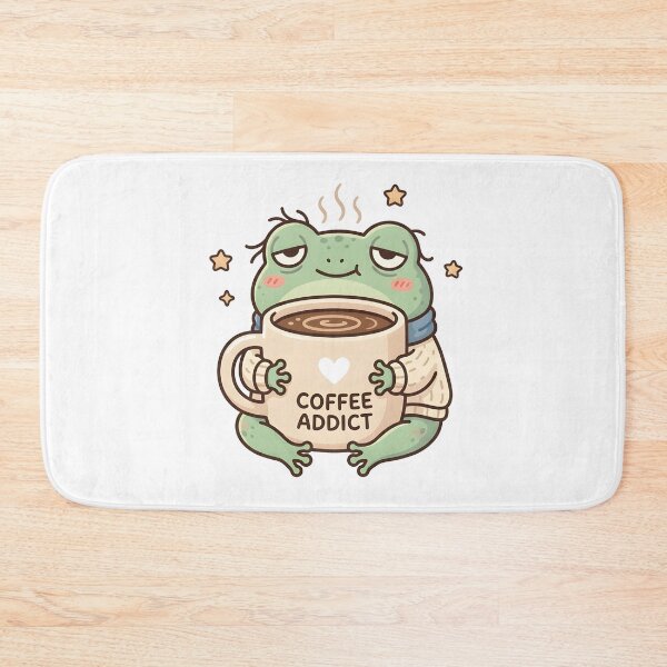 Item preview, Running on Coffee Addict Frog designed and sold by dreephic22.