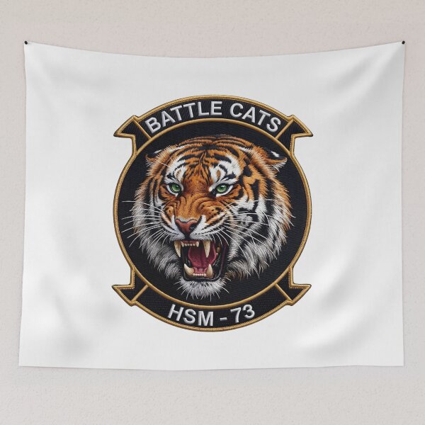 Item preview, HSM-73 "Battle Cats" Unit Patch designed and sold by CharlieDesings.