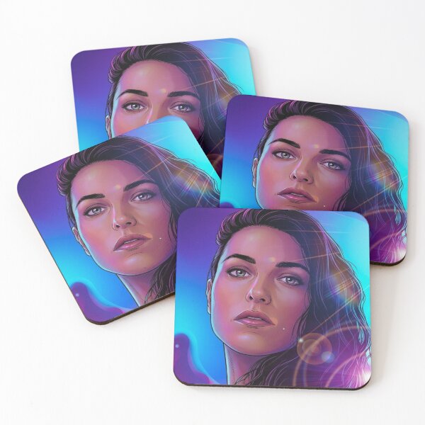 Item preview, I Can See Your Halo Lena Katie TV Series Lgbtq+ Love Sapphic Decor Poster Print  designed and sold by Mind Space.