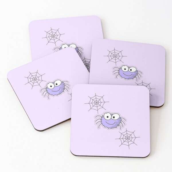 Item preview, Purple Spider and Spider Webs designed and sold by DJCartoonDesigns.