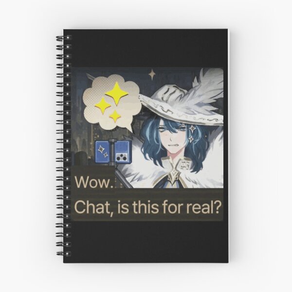 Item preview, Chat, is this for real? (LOW RES) designed and sold by Fire TheMann.