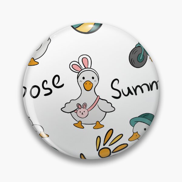 Item preview, Cute Goose Summer Adventure and Professions Sticker Pack designed and sold by LYAN-STORE.