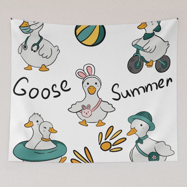 Item preview, Cute Goose Summer Adventure and Professions Sticker Pack designed and sold by LYAN-STORE.