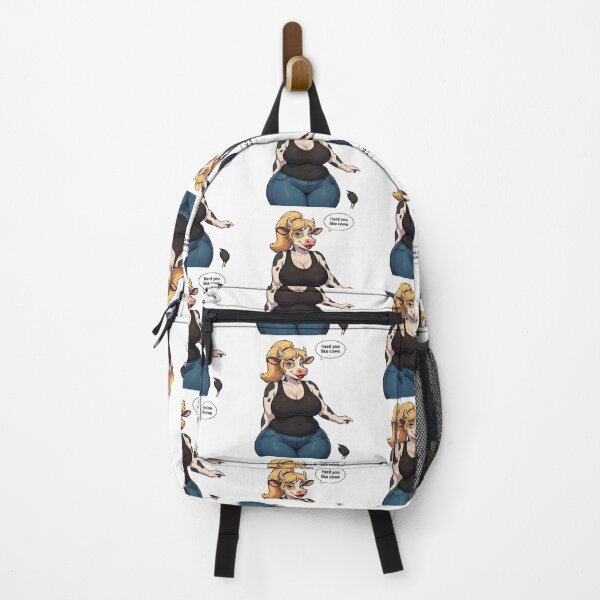 Item preview, Herd You Like Cows – Cute Cow Girl with Blonde Hair and Black Tank Top designed and sold by Trevor Cutler.