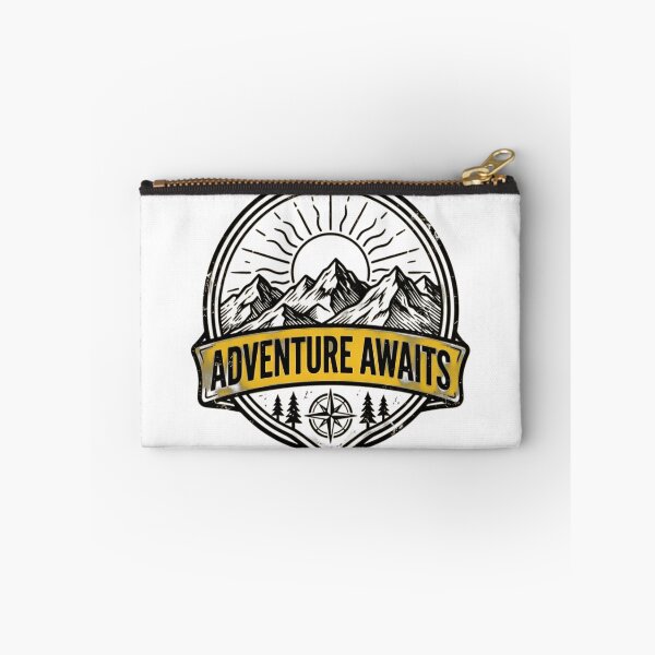 Item preview, Vintage Adventure Awaits Mountain Badge Illustration designed and sold by aashcreat.